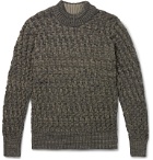 S.N.S. Herning - Stark Slim-Fit Virgin Wool Mock-Neck Sweater - Green