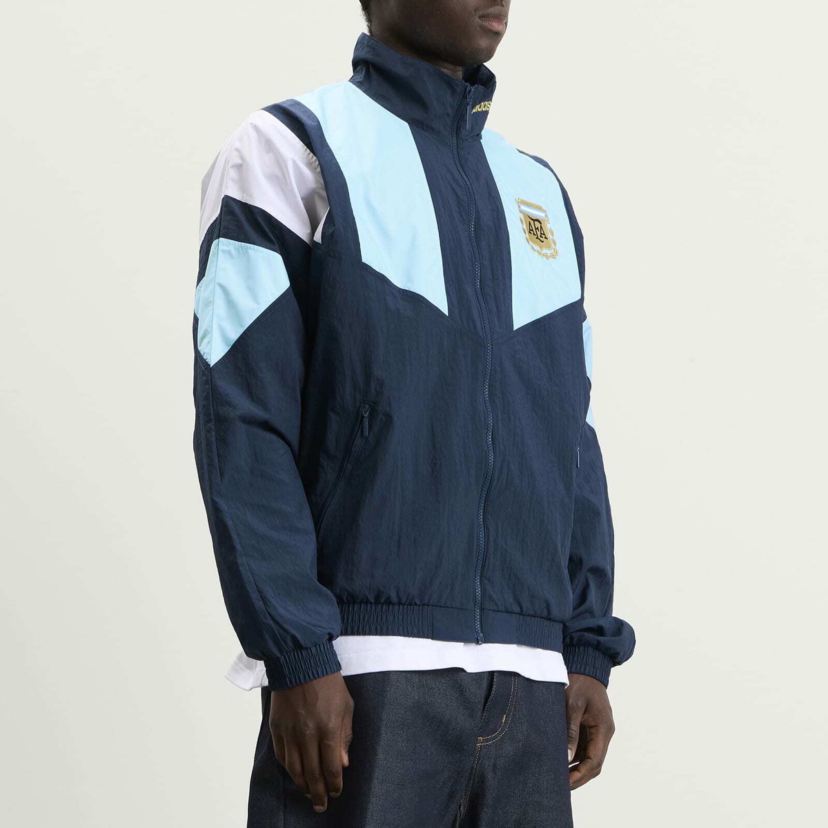 Adidas Men's AFA EQT Track Top in Crew Navy