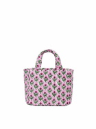 MC2 Saint Barth Pink Flower Quilted Soft Tote Mini Bag