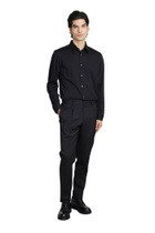 Theory Sylvain Shirt In Black Cotton