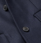 AMI PARIS - Wool-Blend Coat - Blue