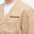 Pleasures Men's Carnivore Cardigan in Tan