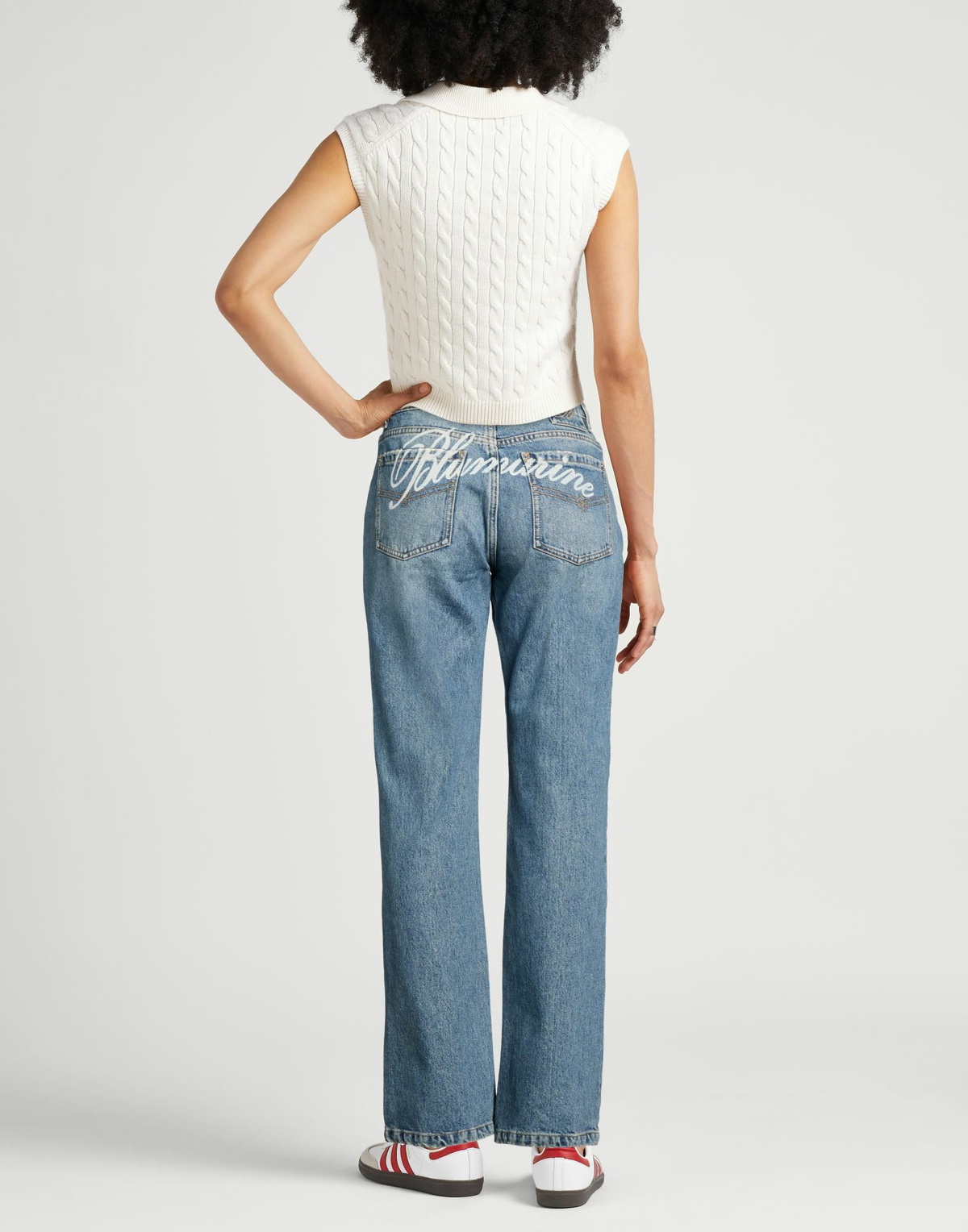 Blumarine Womens Jeans in Blue