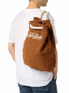 MC2 Saint Barth Brown Boat Linen Backpack