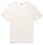 NN07 - Clive Waffle-Knit Cotton and Modal-Blend T-Shirt - Ecru