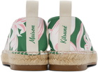 Maison Kitsuné Green Olympia Le-Tan Espadrilles