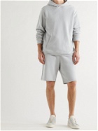 SSAM - Organic Cotton and Silk-Blend Jersey Shorts - Gray