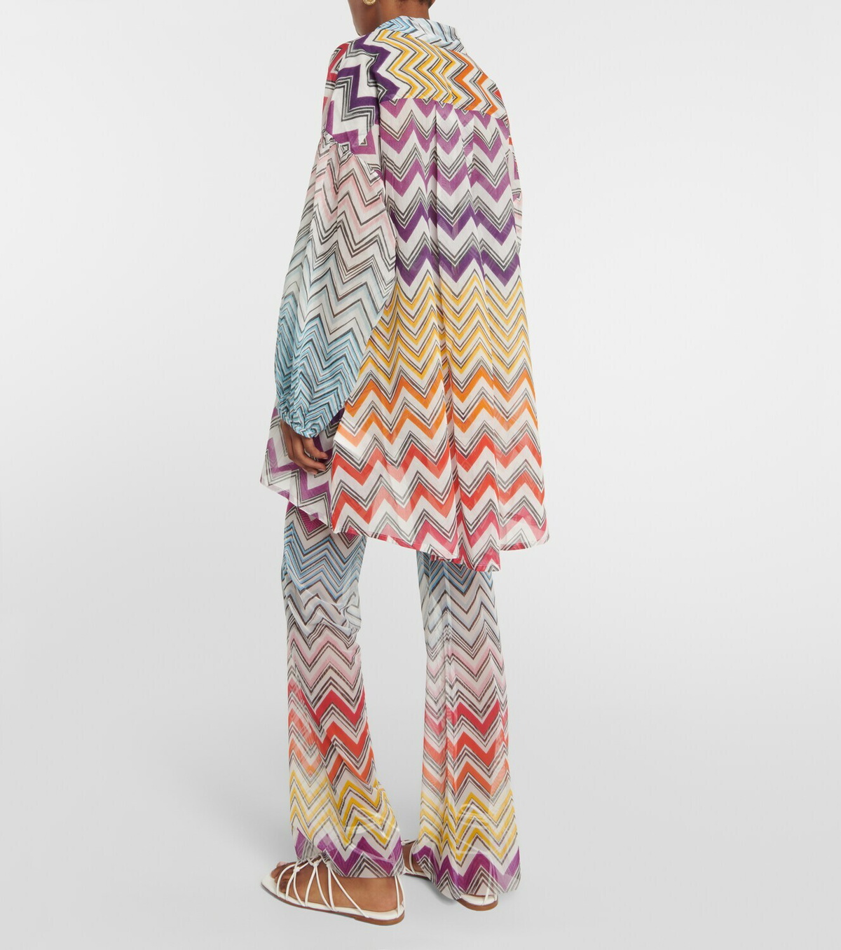 Missoni Mare Zig-zag cotton and silk shirt