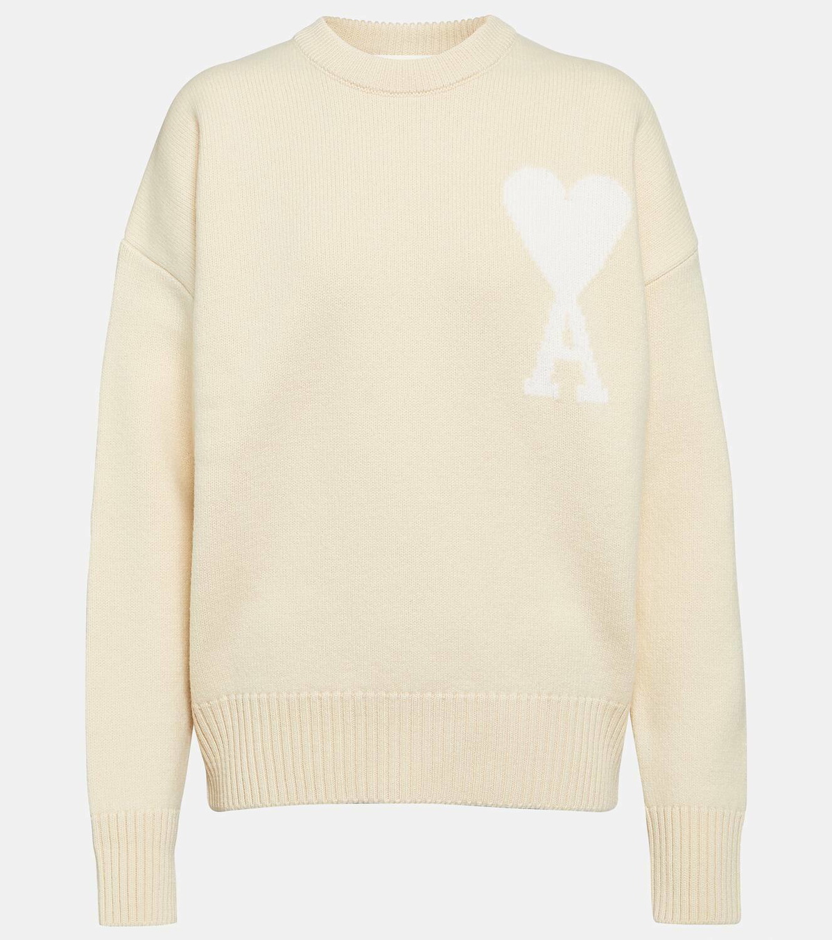 Ami Paris Ami de Cœur wool sweater