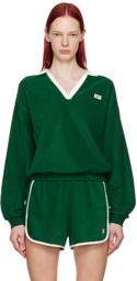 Reebok Classics Green Court Sweater