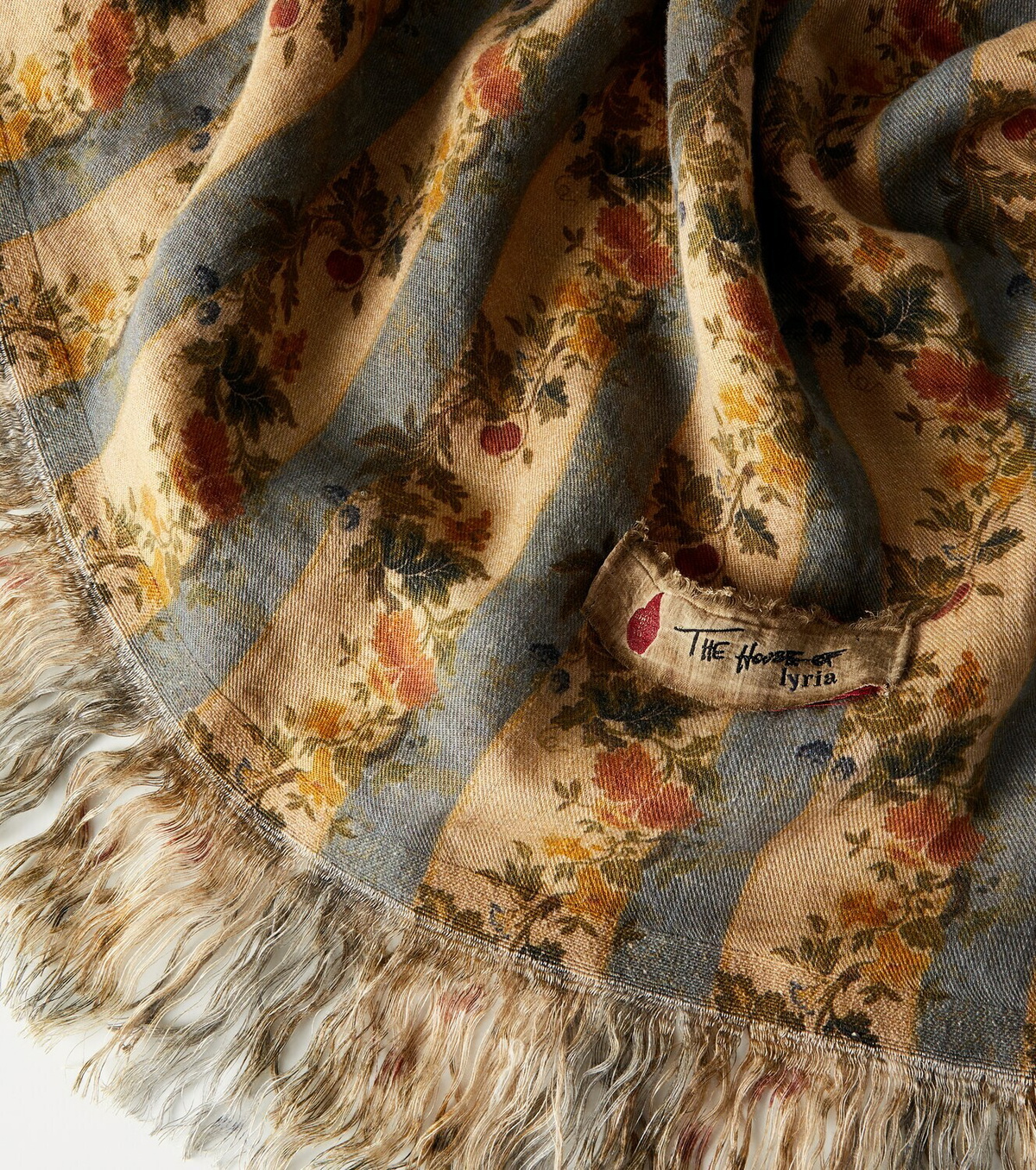 The House of Lyria Tormento floral linen tablecloth