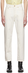 Tom Wood Off-White Organic Cotton Jeans