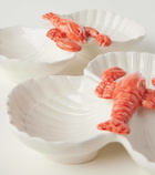 Les-Ottomans Lobster ceramic appetizer plate