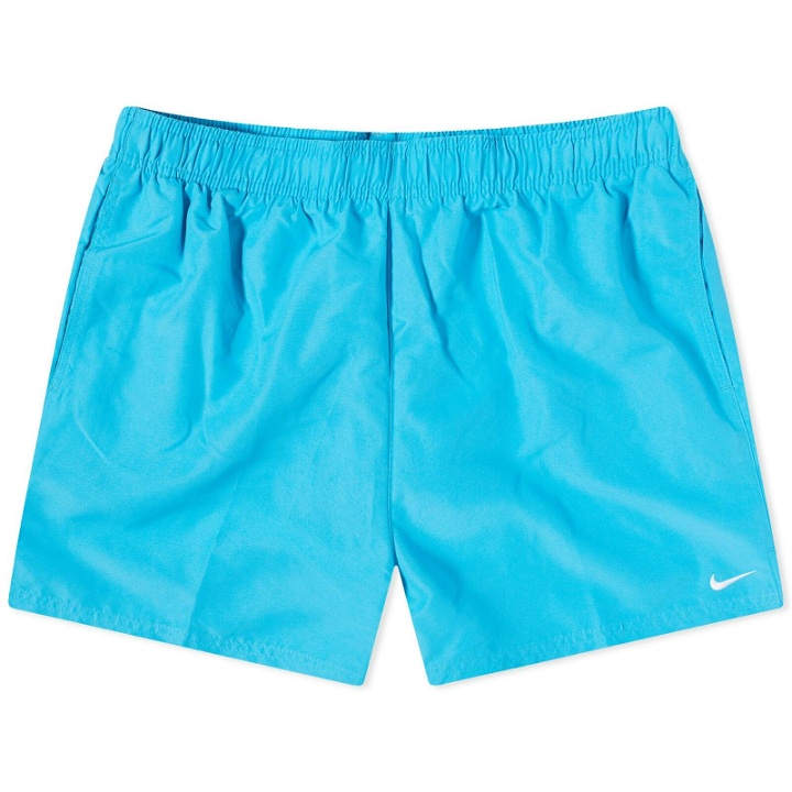 Photo: Nike Swim Men's Essential 5" Volley Short in Blue Lightning