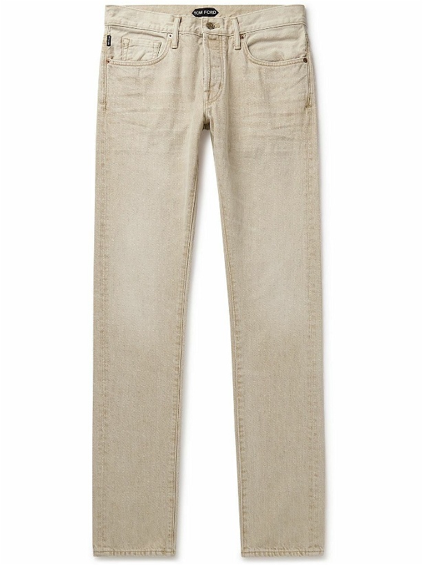 Photo: TOM FORD - Skinny-Fit Jeans - Neutrals