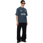 Off-White Navy Sporty 4 Skate T-shirt