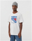 Fanatics Mid Essentials Crest Tee New York Rangers White - Mens - Shortsleeves/Team Tees
