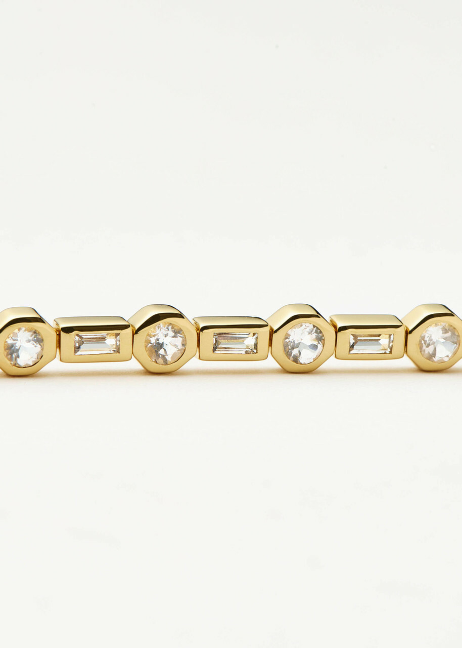 Missoma X Lucy Williams 18ct Gold Plated Tennis Necklace - One Size