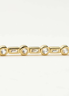 Missoma X Lucy Williams 18ct Gold Plated Tennis Necklace - One Size