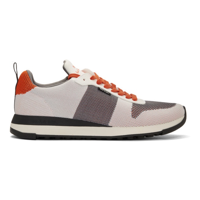 Photo: PS by Paul Smith White Recycled Knit Rappid Sneakers