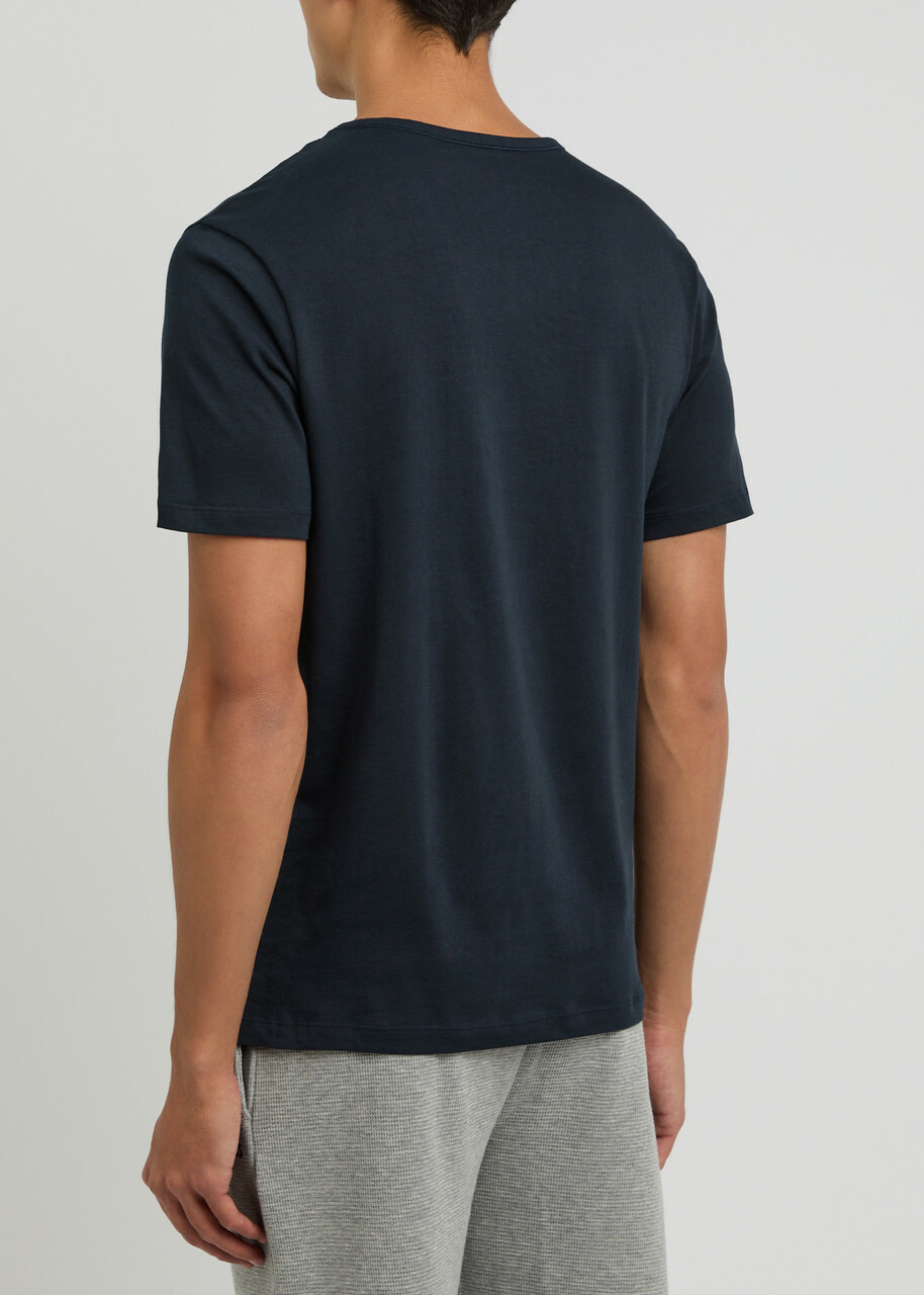 Boss Logo Cotton T-shirt set of Three Blue