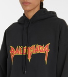Balenciaga - Metal oversized cotton hoodie