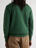 Howlin' - Wool and Cotton-Blend Sweater - Green