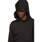 Saint Laurent Black Stud Mask Hoodie