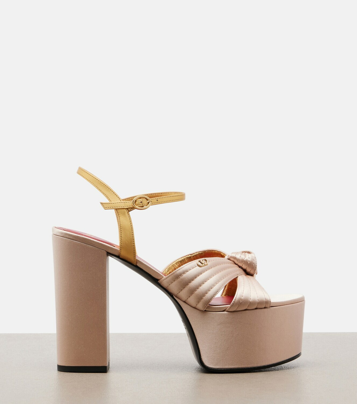 Valentino Garavani Crasher satin platform sandals