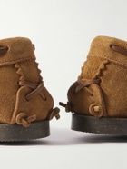 Yuketen - Scout Moccasin Suede Boat Shoes - Brown