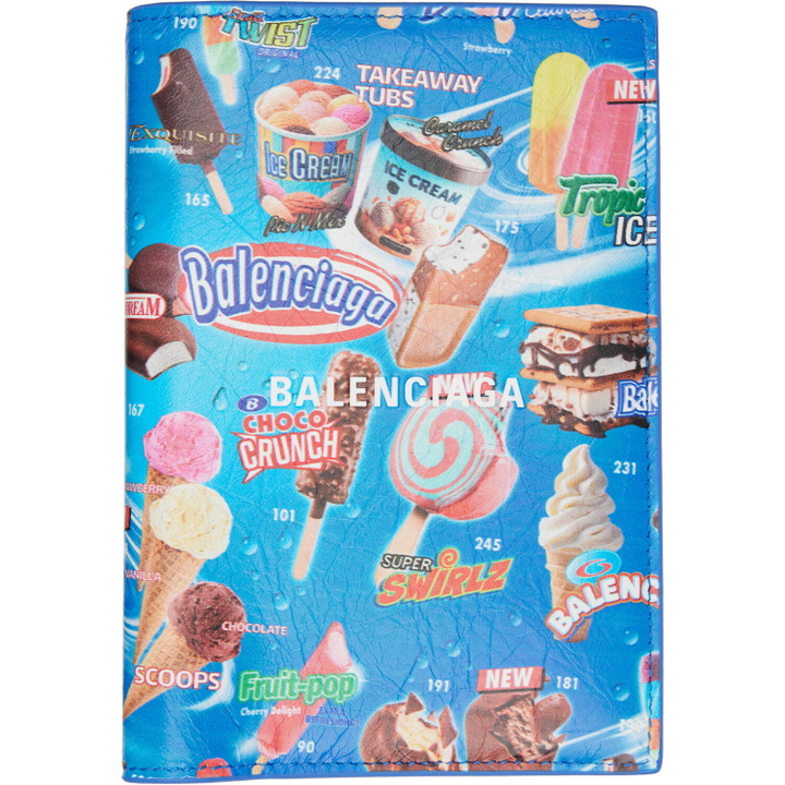 Photo: Balenciaga Blue Cash Passport Holder
