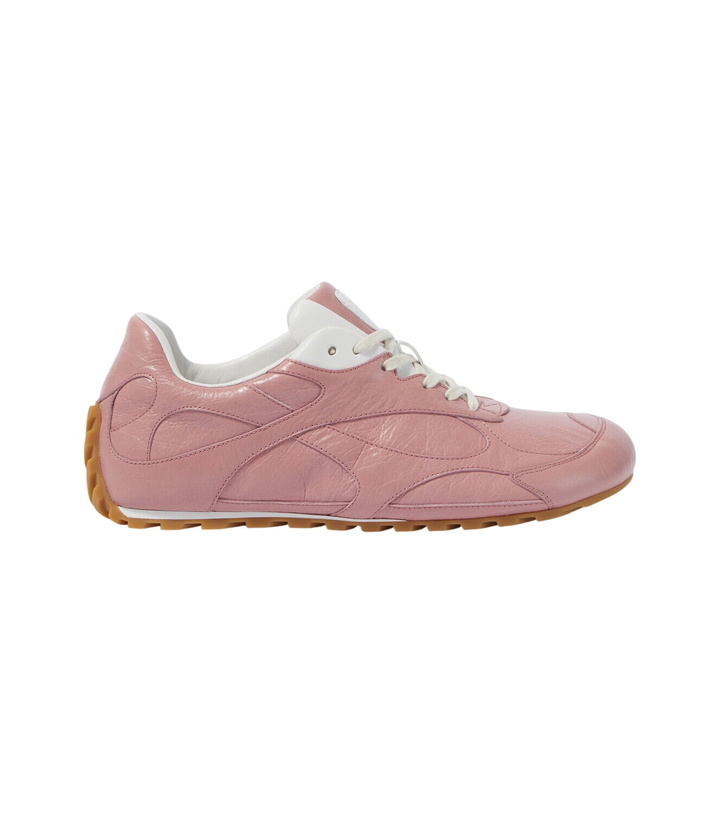 Photo: Bottega Veneta Orbit Flash leather sneakers