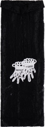 Gohar World Black Embroidered Lace Hands Apron