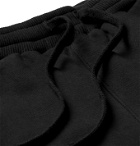 Pasadena Leisure Club - Shootout Tapered Printed Fleece-Back Cotton-Jersey Sweatpants - Black