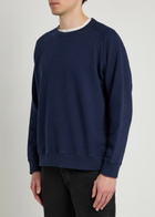 Ymc Almost Grown Cotton Sweatshirt Navy
