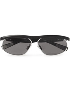 Dior Eyewear - DioRider S1U Oval-Frame Acetate and Silver-Tone Sunglasses