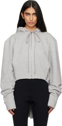 FIDAN NOVRUZOVA Gray Lotte Hoodie