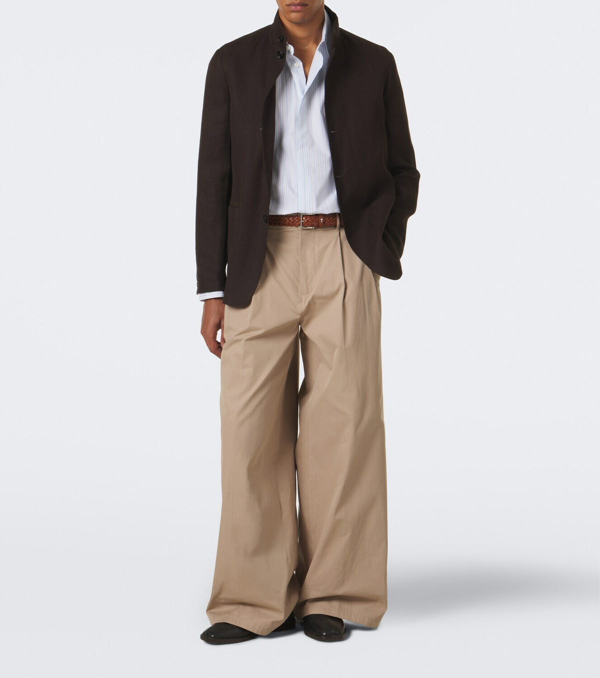 Jacquemus Simon striped cotton shirt