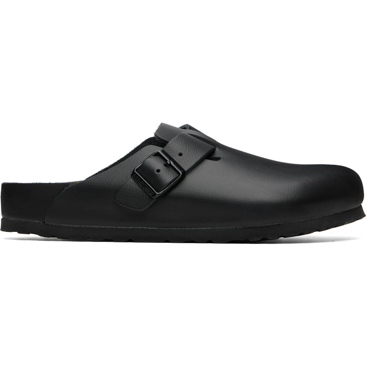 Photo: Birkenstock Black Regular Boston Leather Slip-on Loafers