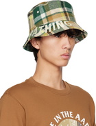 AAPE by A Bathing Ape Multicolor Checked Bucket Hat