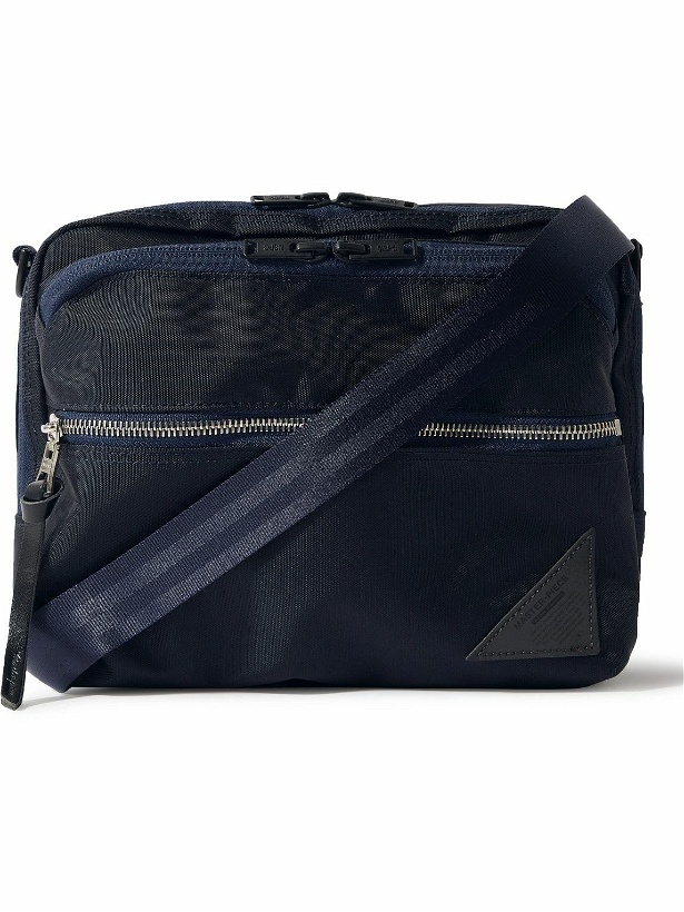 Photo: Master-Piece - Leather-Trimmed Nylon Messenger Bag