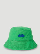 Embroidered Bucket Hat in Green