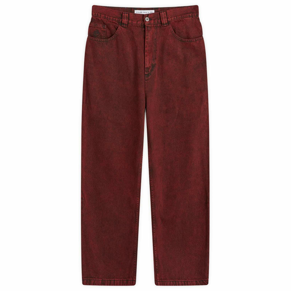 Polar Skate Co. Men's Big Boy Jean in Red Black Polar Skate Co.