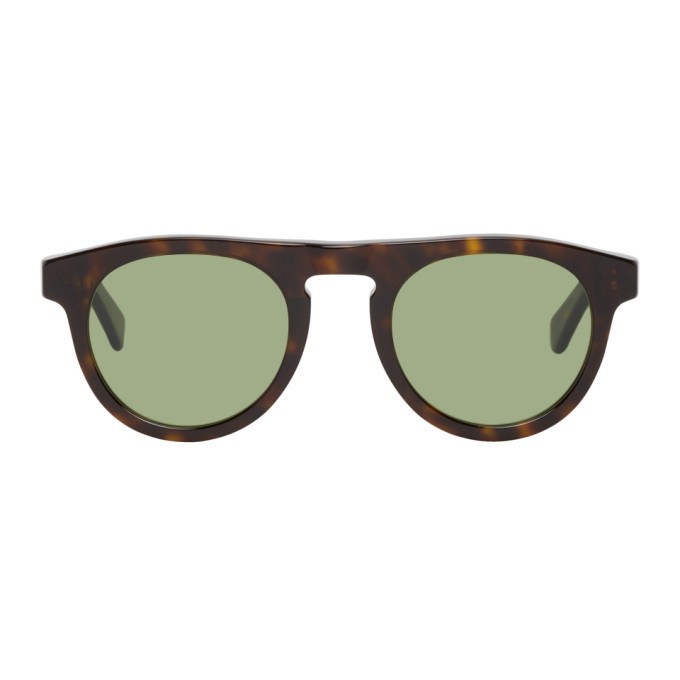 Photo: RETROSUPERFUTURE Tortoiseshell Racer 3627 Round Sunglasses