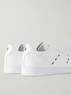 Kiton - Embroidered Leather Sneakers - White