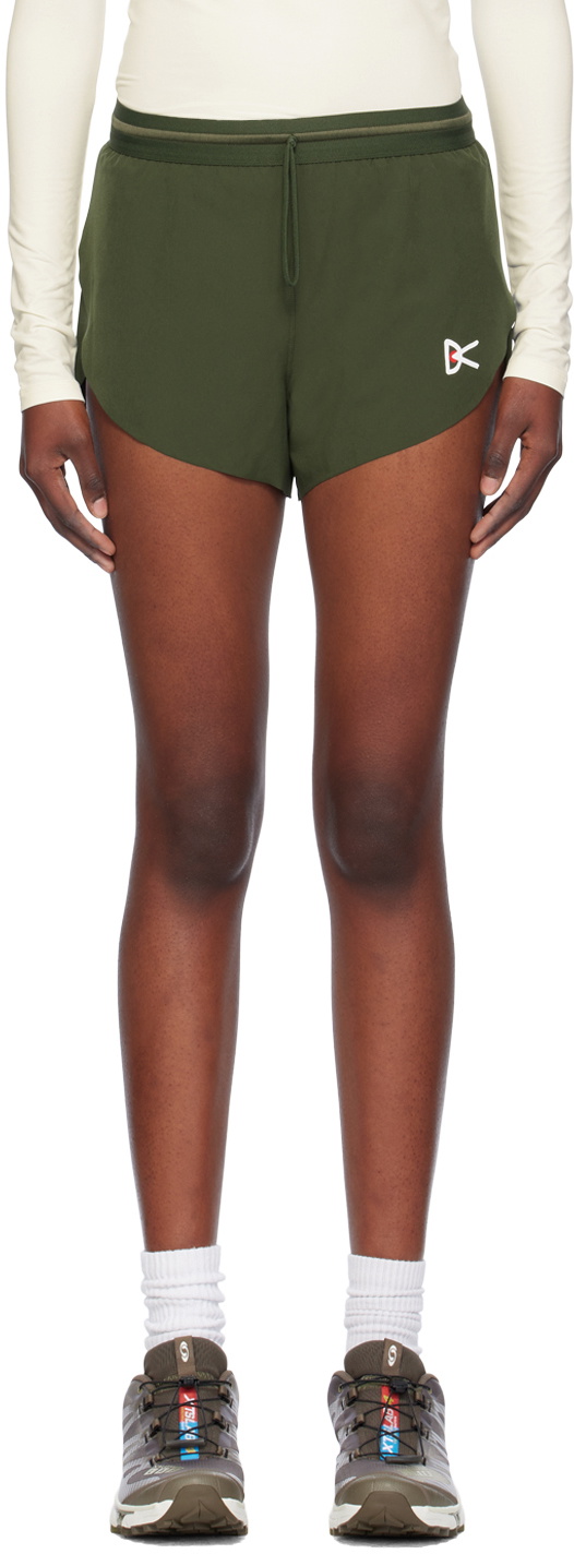 District Vision Green 3in Split Sport Shorts