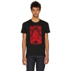 Alexander McQueen Black Moth Skull T-Shirt