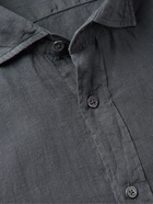 Hartford - Paul Pat Linen Shirt - Gray