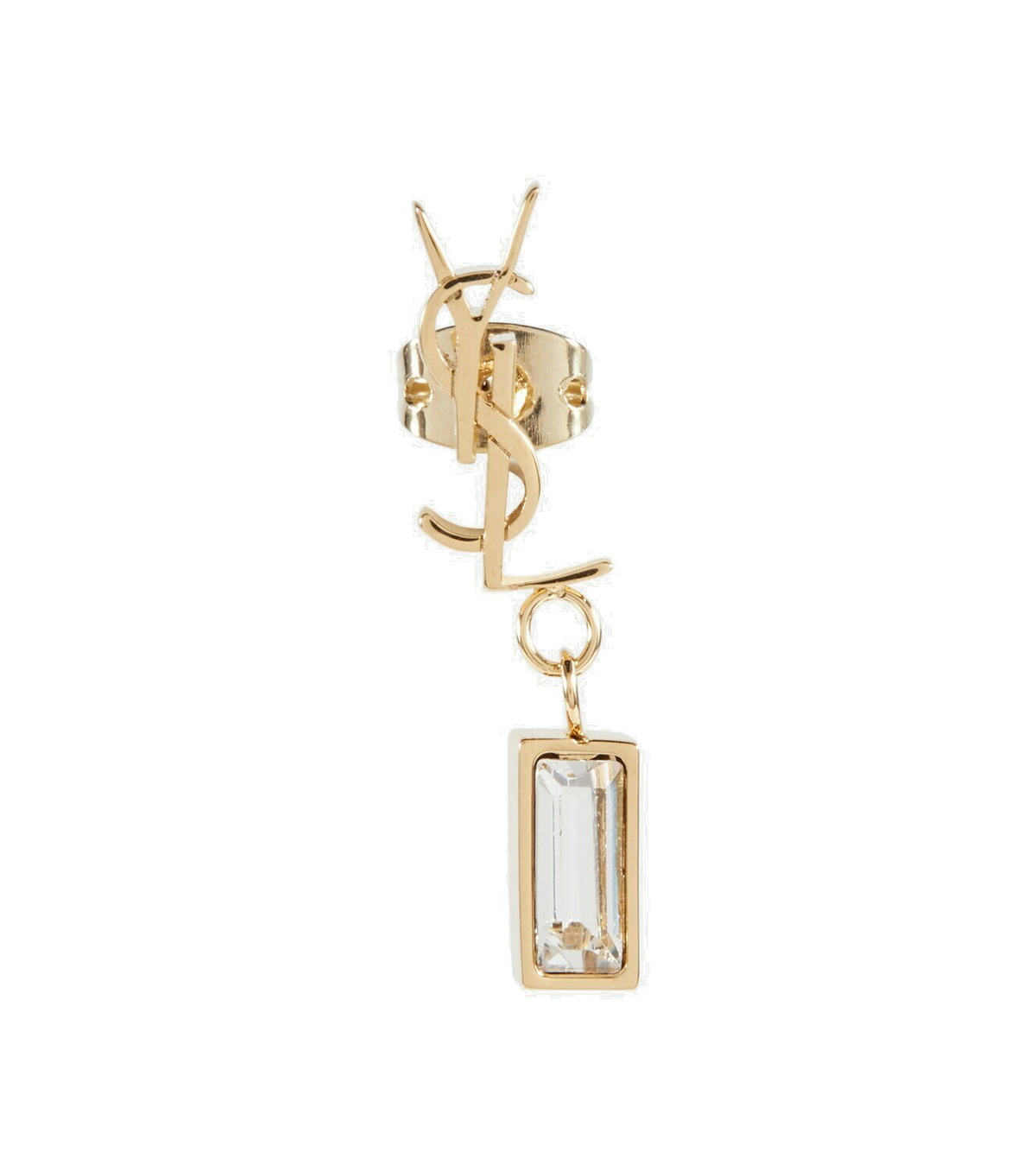 ピアス Saint Laurent Asymmetrical Earrings With Pearl And Cassandre Saint Laurent Asymmetric pearl earrings cassandre | The