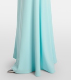 Roland Mouret Floral-appliqué gown